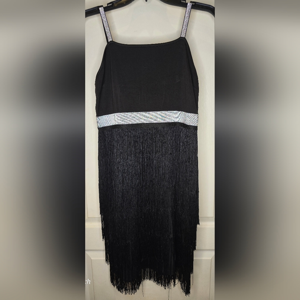 Women's Black Flapper Dress Costume Party Cosplay Evening Dress